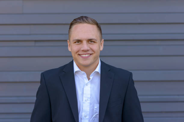 istock Young business man with a friendly smile 1038046410