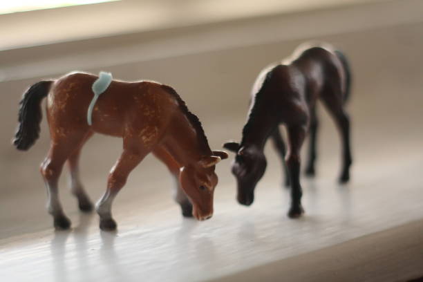 istock Plastic Horse Toy Figurines 1038080842