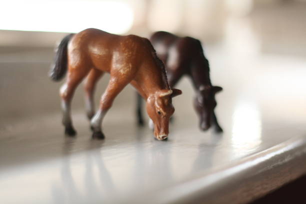 istock Plastic Horse Toy Figurines 1038080856