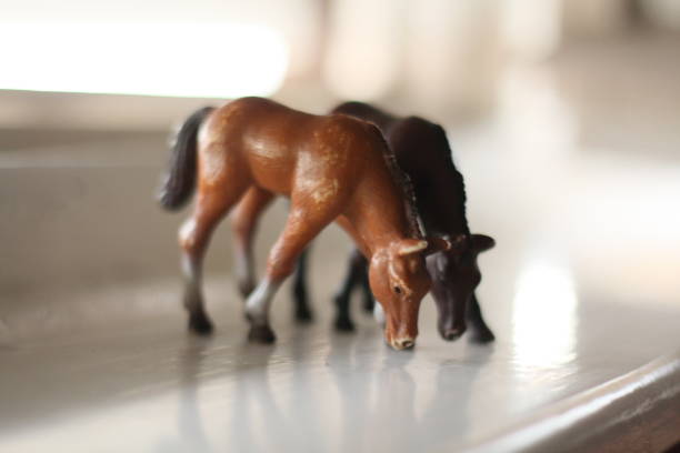 istock Plastic Horse Toy Figurines 1038080958