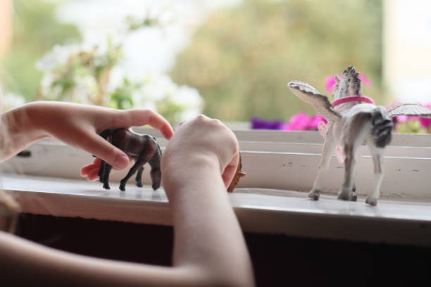 istock Plastic Horse Toy Figurines 1038081712