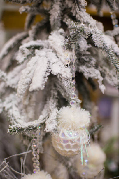 istock Abstract unfocused background with Christmas decorations. 1038104978