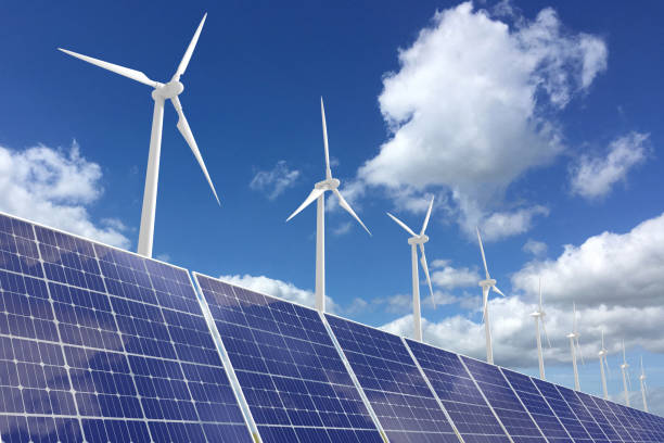 istock Wind turbine solar panel renewable energy 1038105102