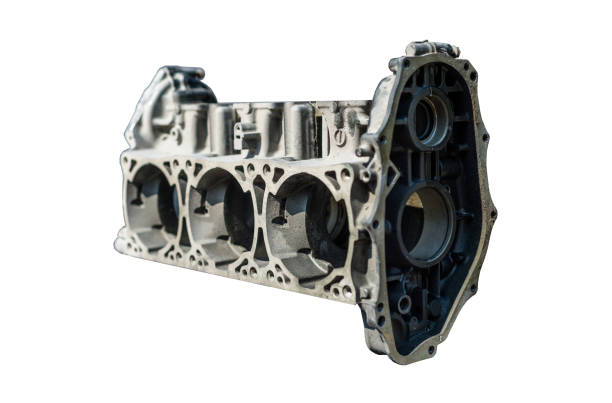 istock A disassembled of a three-cylinder engine block isolated on a white background with a clipping path. 1038108522
