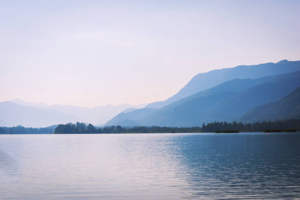 istock Lake in mountains before sunrise 1038113028