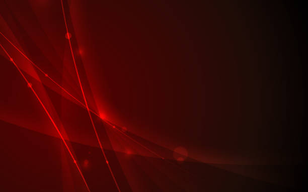 абстрактный футуристический элемент кривой линии на красном фоне. - backgrounds abstract swirl red stock illustrations