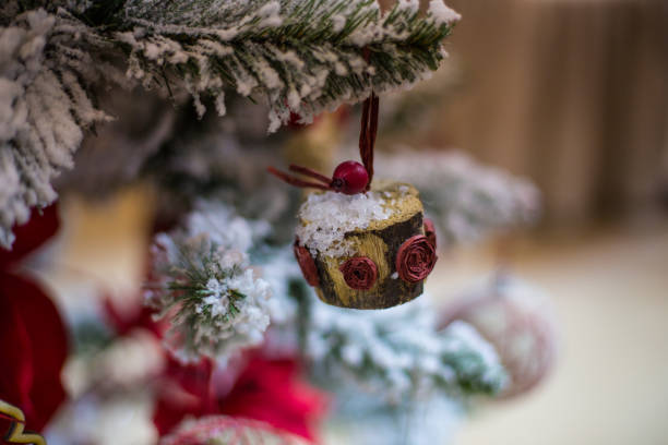 istock Abstract unfocused background with Christmas decorations. 1038122620