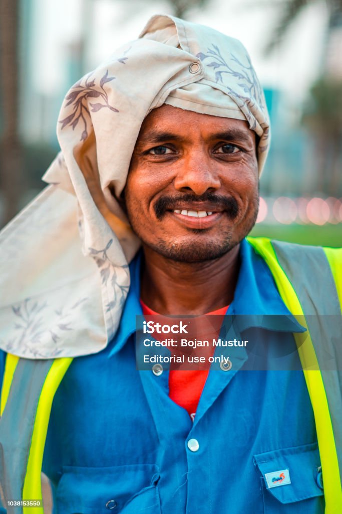 Doha Portrait Faces Of Doha 2018 Stock Photo - Download Image Now - Colors, Corniche ...