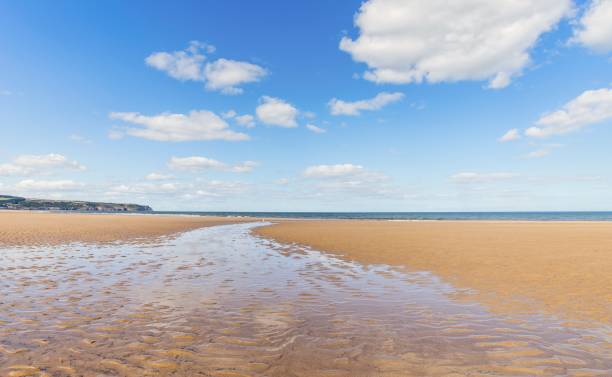 istock Water channel on the beach. 1038192196