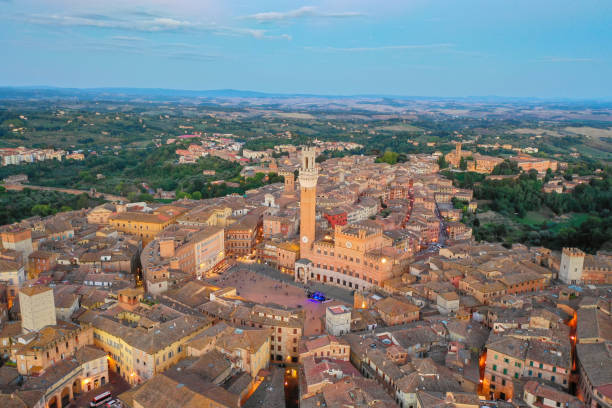 istock Siena, Italy - Skyline at Twlight 1038196998