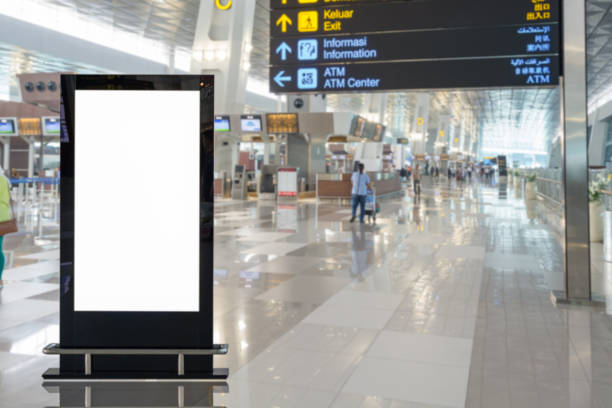 istock blank advertising billboard at airport 1038205356