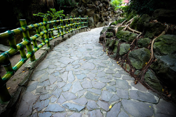 istock Different kinds of stones in the park. 1038216670