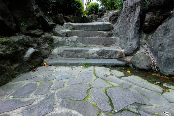 istock Different kinds of stones in the park. 1038216912