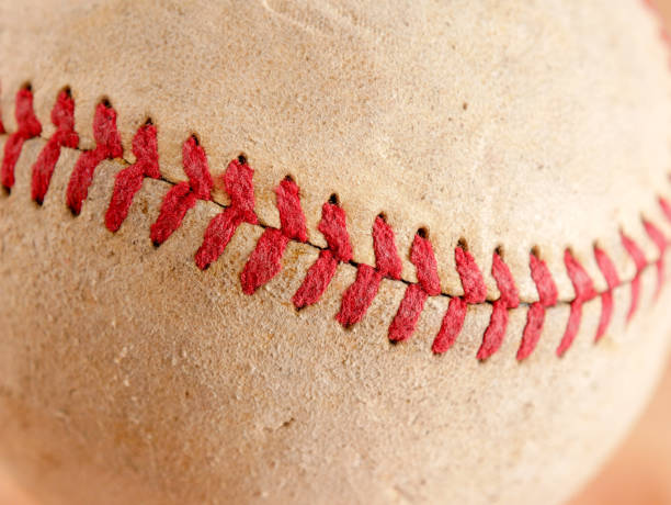 istock Sports Equipment old Baseball background texture 1038223664