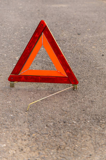 istock Red emergency stop sign at a country road. 1038234956