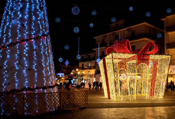 istock Christmas Decorations in Agropoli Italy 1038261118