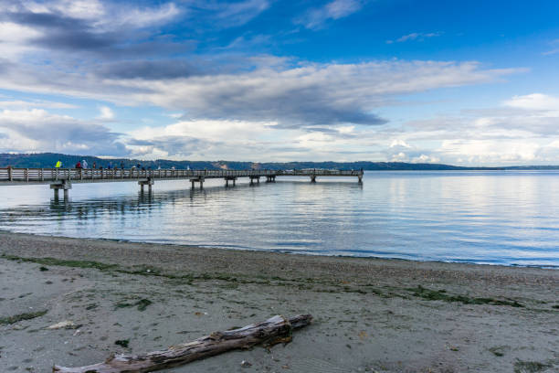 istock Fishing Pier And Clouds 1038262218