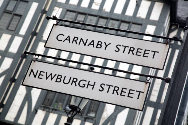 istock Carnaby and Newburgh Street Sign 1038286948