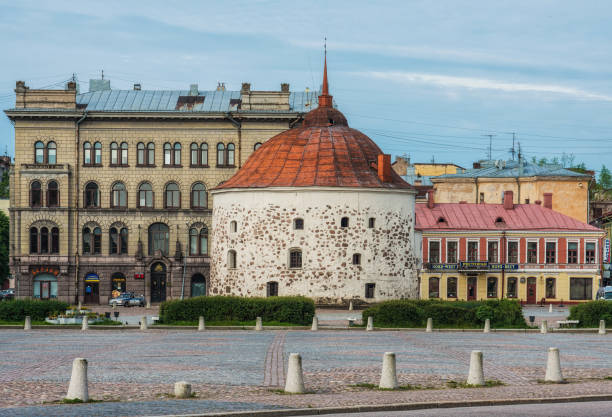 old town square - viborg stock-fotos und bilder