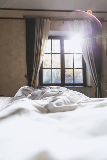 istock Autumn morning in bedroom 1038292618