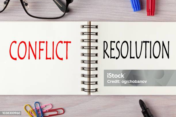 Conflict Versus Resolution Stock Photo - Download Image Now - Conflict, War, Determination