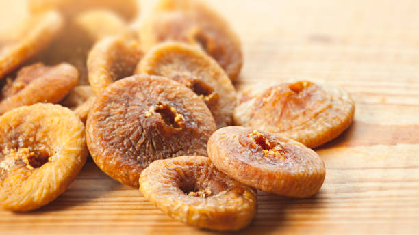 Close-up of dried figs.
