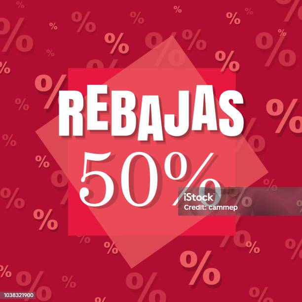 Red Discount Simple Red Discount Poster Stock Illustration - Download Image Now - Arrival ...