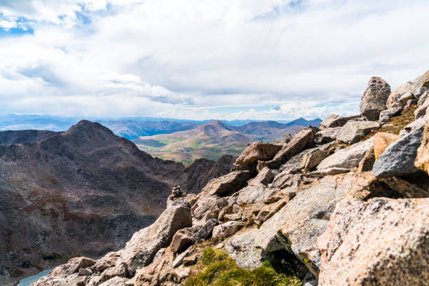 Rocky Mountain Landscape Mount Evans Wilderness summit with amazing background