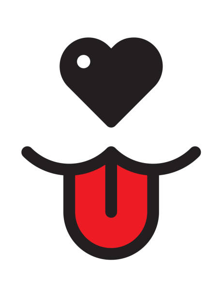 ilustrações de stock, clip art, desenhos animados e ícones de love dog - heart shape animal heart love symbol