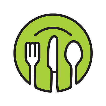 Restaurant line icon. Files included: Vector EPS 10, HD JPEG 4000 x 4000 px