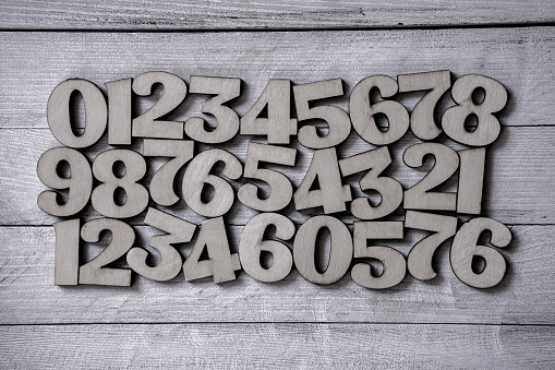 Numeri Texture Sfondo Dei Numeri Da Zero A Nove Sfondo Con Numeri Texture Numeri ...