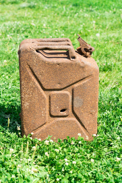 istock Old rusty canister. Place for your text. 1038359444