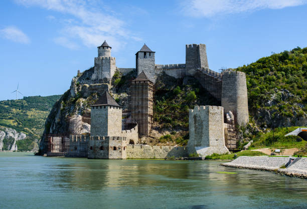 istock Golubac fortress on Danube river in Serbia 1038360516