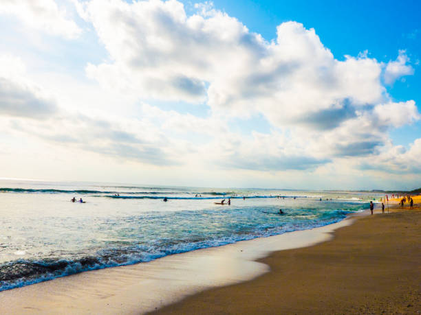 seminyak, paradise beach in Bali, indonesia