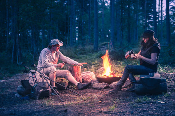 Camping, Hiking, Recreational, Autumn