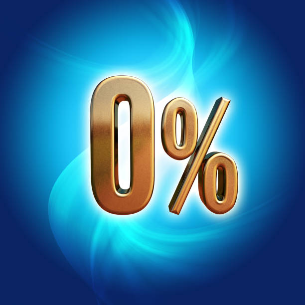istock Gold 0 Percent Sign 1038382186