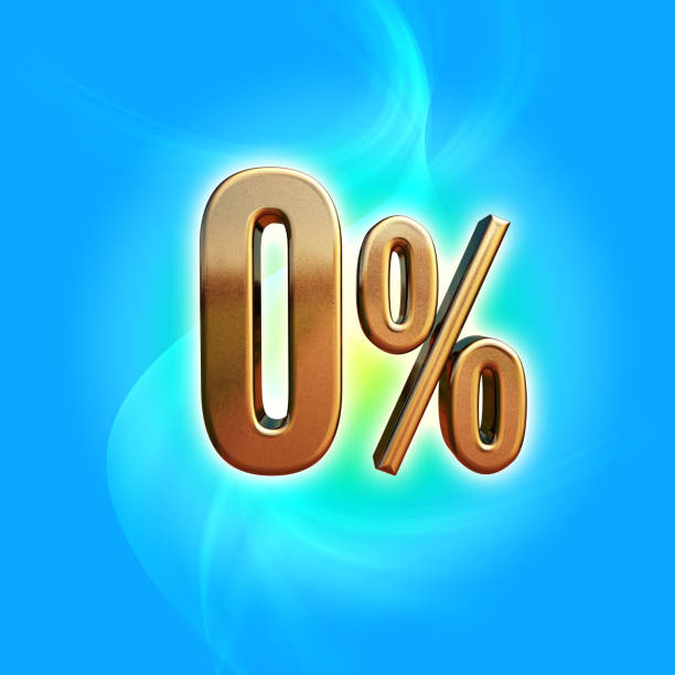 istock Gold 0 Percent Sign 1038383012
