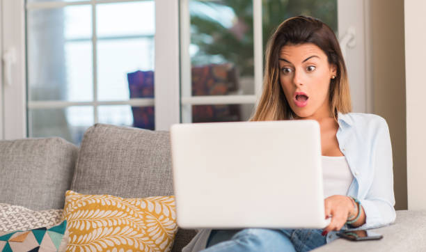 istock Young beautiful hispanic woman at home 1038395884