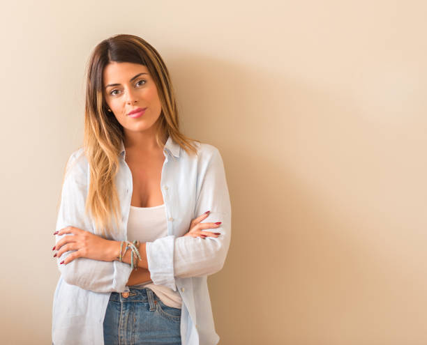 istock Young beautiful hispanic woman at home 1038396088