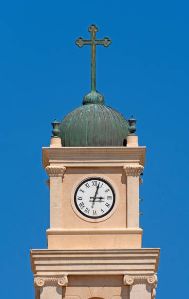 istock Clock Tower on Mid East Church 1038434212