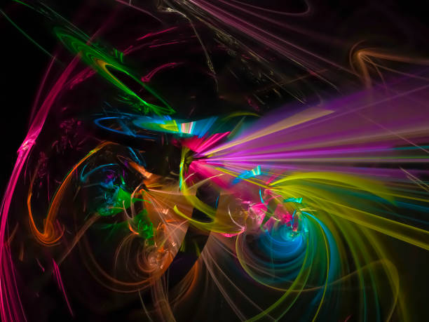 istock abstract digital fractal, creative color design 1038437280