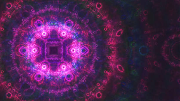istock Abstract creative fractal fantasy background. Template for card design. 1038442122