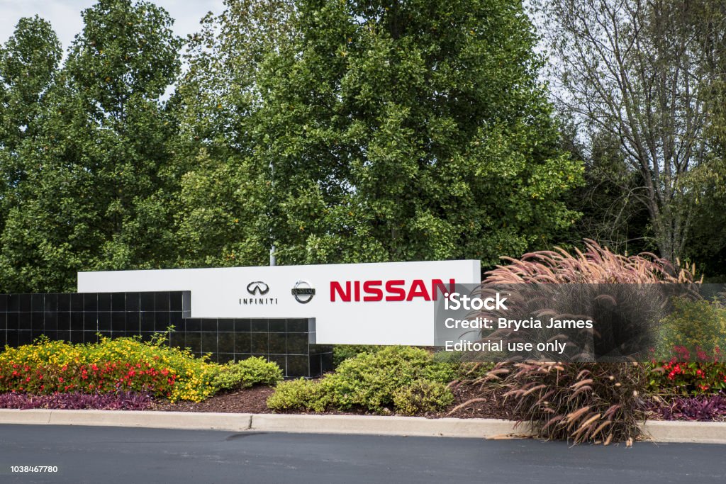 Nissan North America Corporate Headquarters Nissan's North American Headquarters in Franklin, TN. Nissan Stock Photo