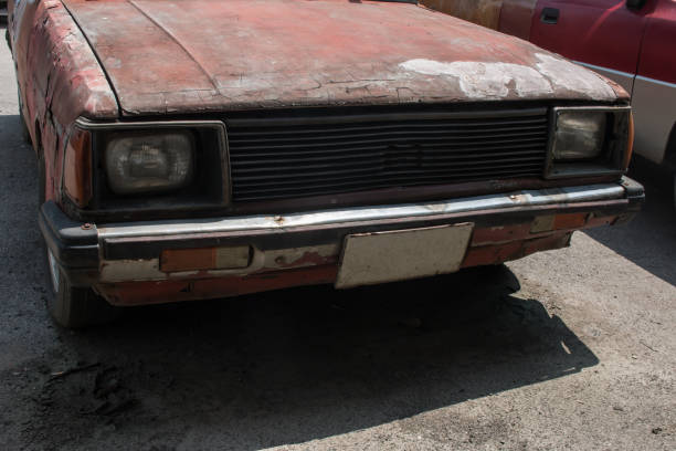 istock Old car in country Thailand , Chiang Mai 1038481776