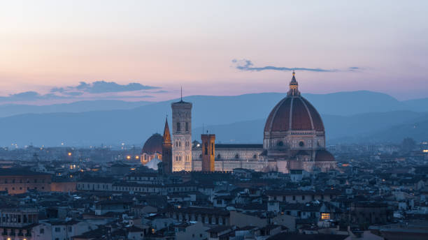istock Brunelleschi's Dome in dusk 1038552954