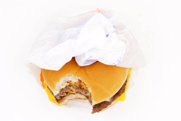 ダブルチーズバーガー - symmetry burger hamburger cheese ストックフォトと画像