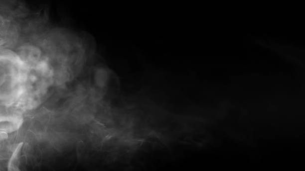 istock Texture of smoke on black background 1038569658