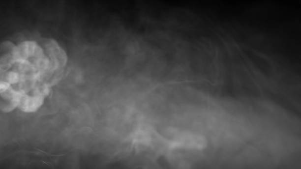 istock Texture of smoke on black background 1038569692