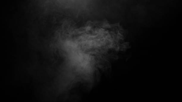 istock Texture of smoke on black background 1038569694