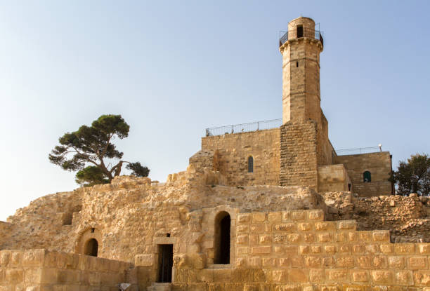 istock Tomb of prophet Samuel, Nabi Samwil mosque in Israel 1038580530